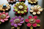 Modelos de broches hechos con cremalleras
