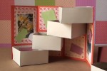Hacer una caja de carton con cajones o caja escalonada