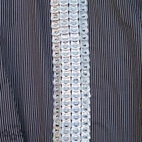 Corbata de anillas de latas de aluminio
